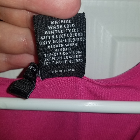 New Directions 3x Pink Sleeveless Shell - Picture 5 of 7